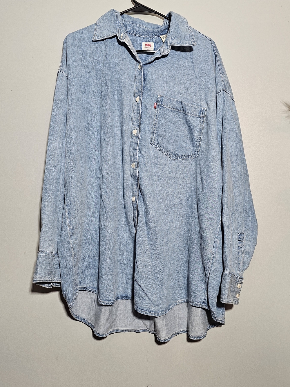 Levi's Light Blue Denim Button-Down Shirt
